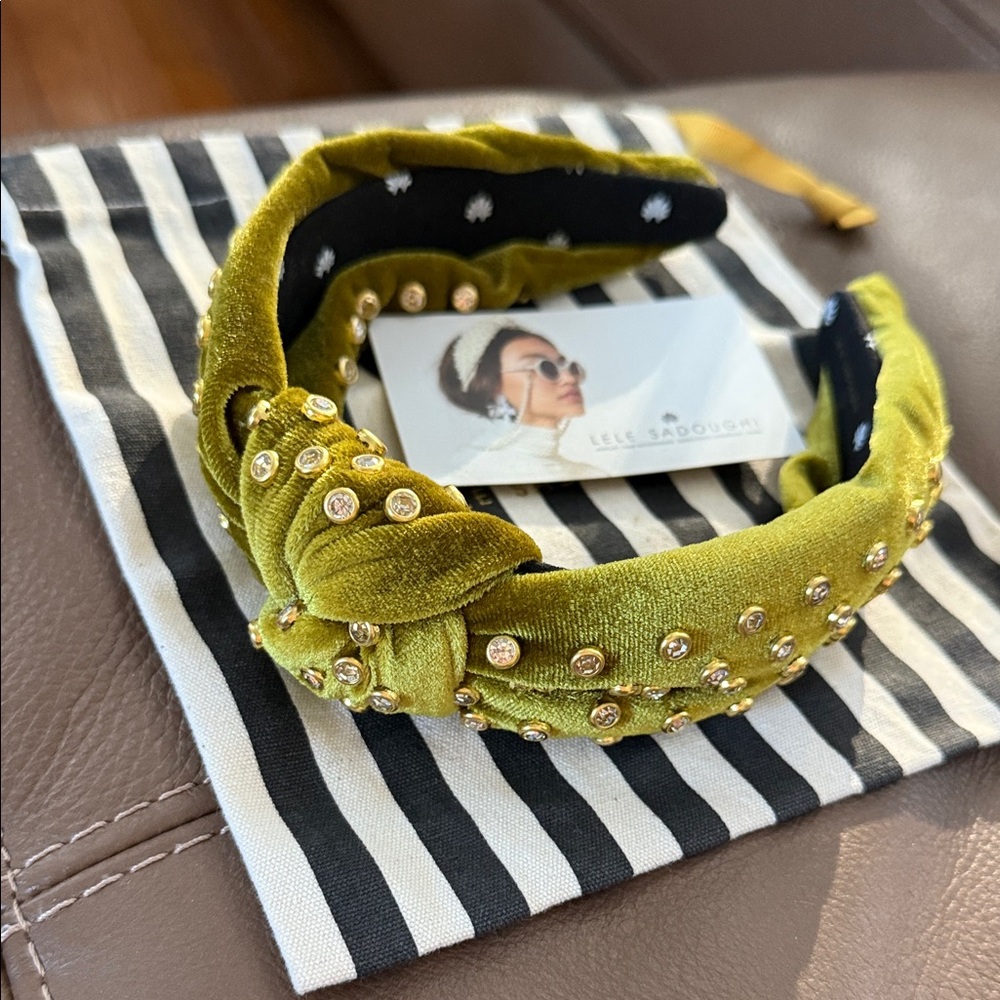 Lele Sadoughi Headband with stones